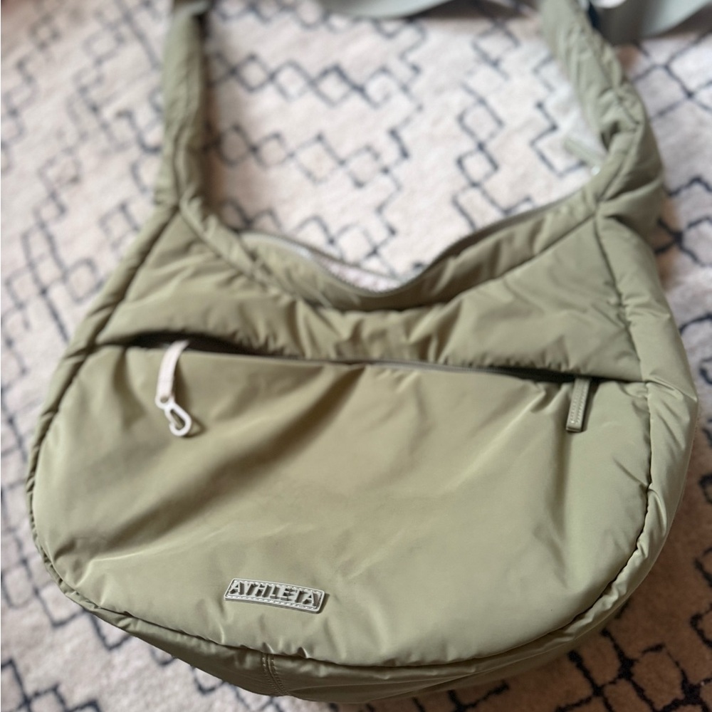 Athleta Sage Green Shoulder Bag